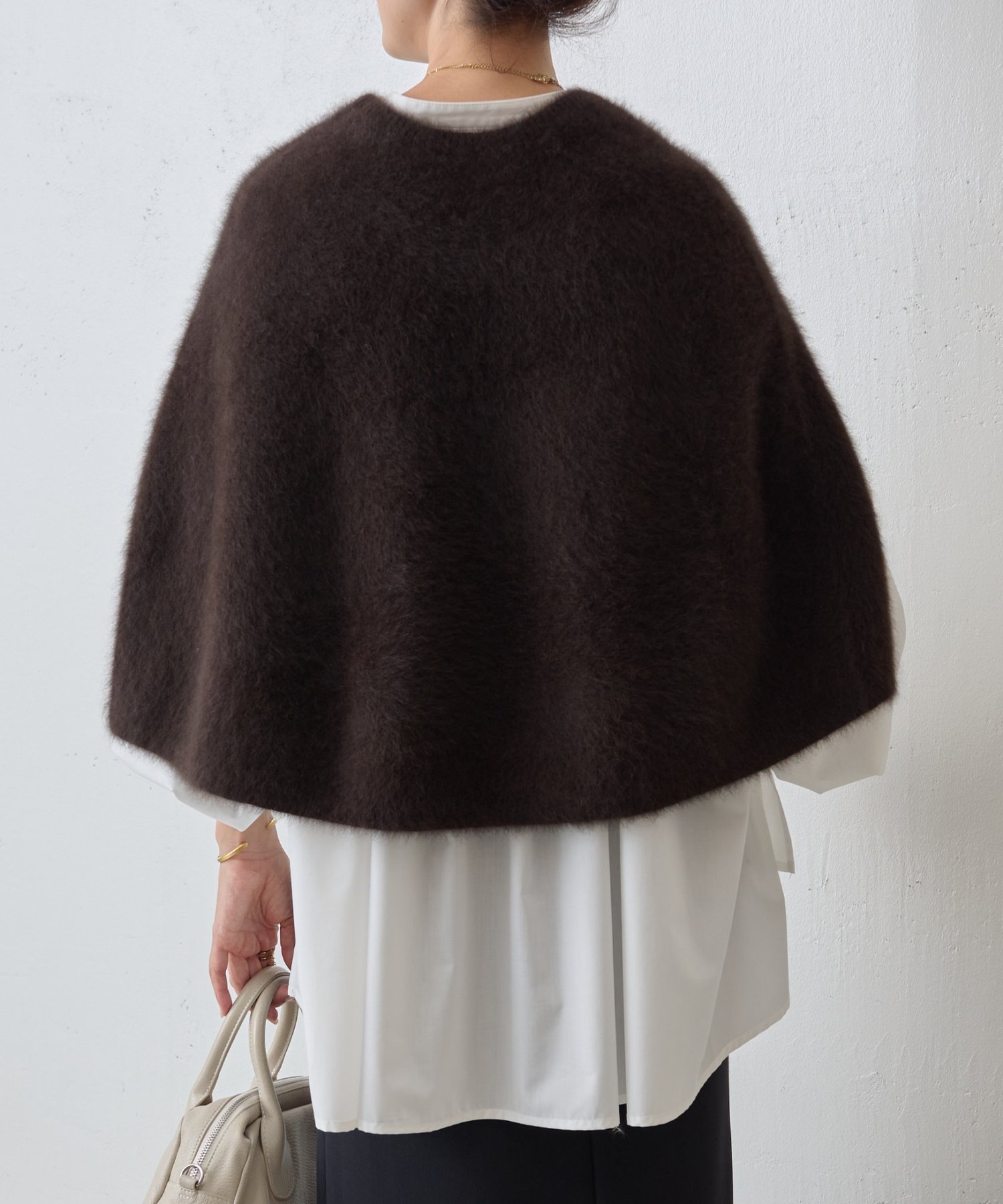 BEARDSLEY｜ファーニットポンチョ | Rakuten Fashion(楽天ファッション