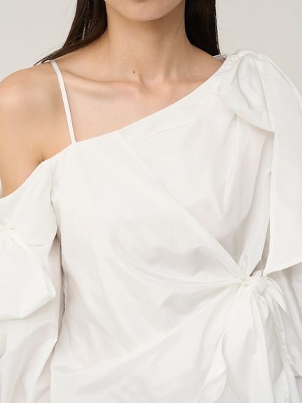 SNIDEL｜リボンデザインブラウス | Rakuten Fashion(楽天ファッション