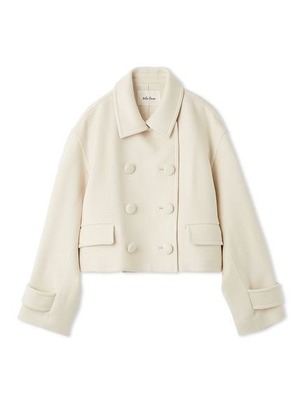 Mila Owen｜ウールカシミヤショート丈ピーコート | Rakuten Fashion