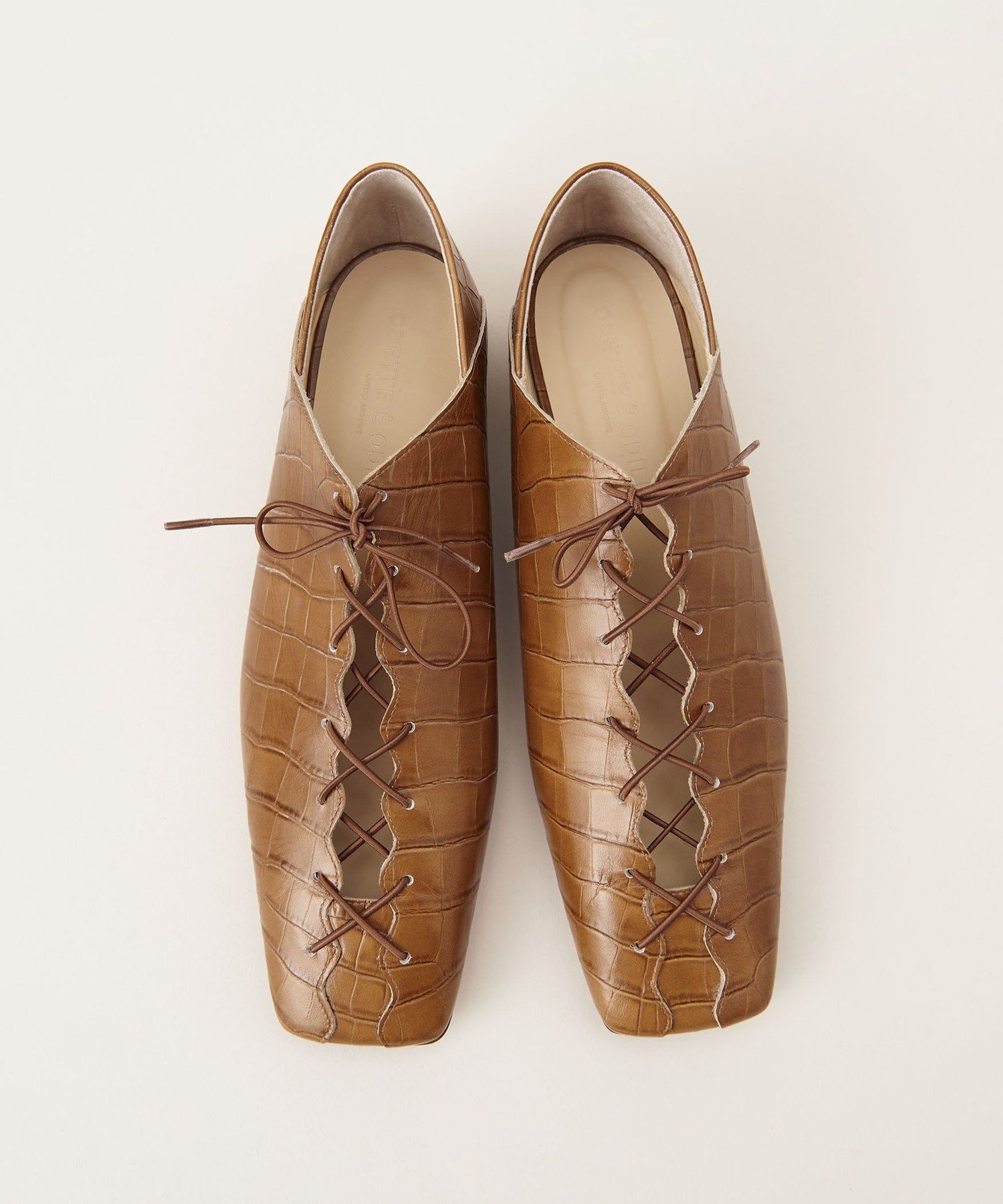 UNITED ARROWS LTD. OUTLET｜ウェーブカットレースアップ フラット20