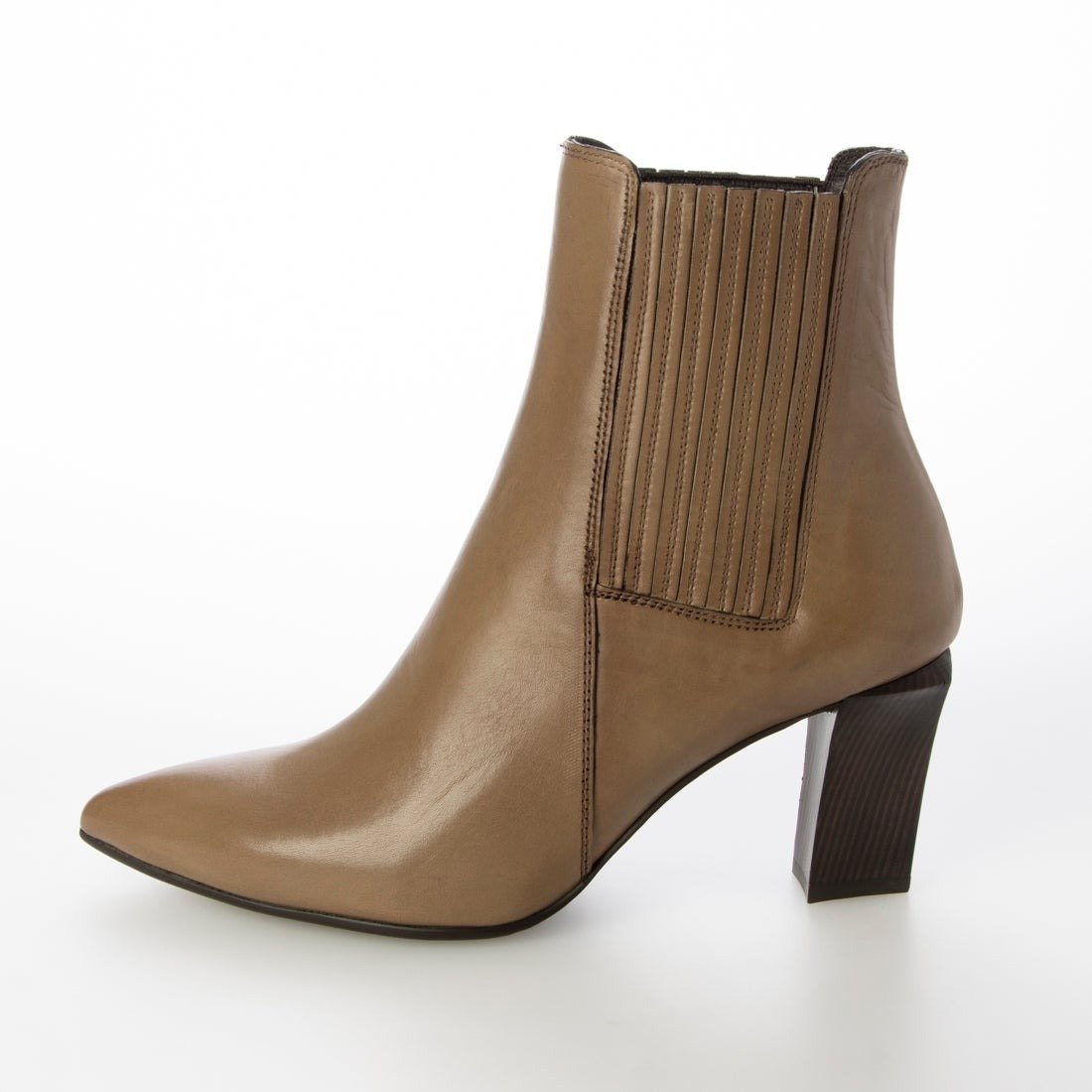 RABOKIGOSHI｜7.5cmヒール本革サイドゴアブーツ | Rakuten Fashion