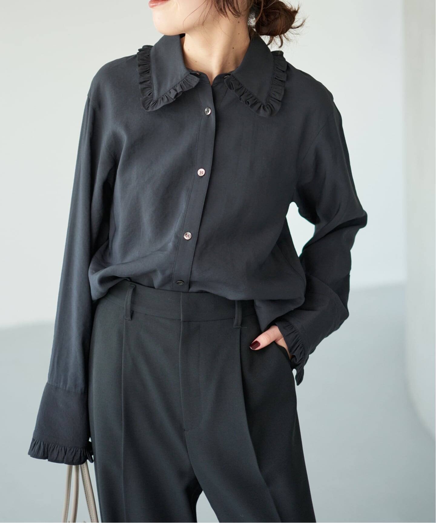 Spick & Span｜《WEB限定 / 追加》フリルカラーブラウス | Rakuten