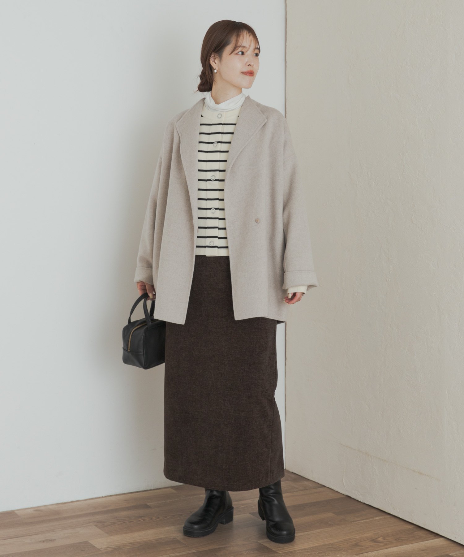 URBAN RESEARCH DOORS｜ウールリバーミドルガウンコート | Rakuten