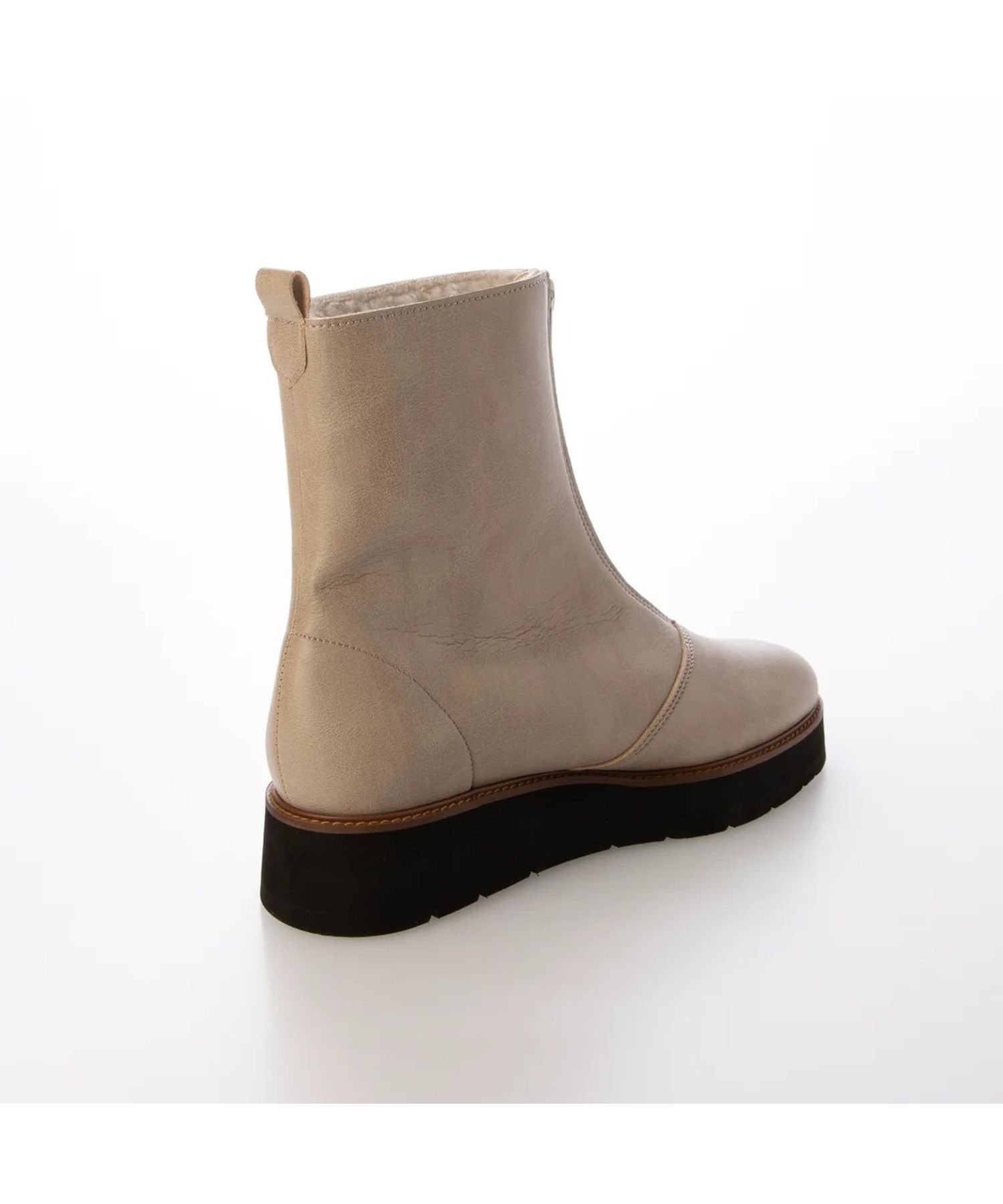 Mode et Jacomo×ing｜厚底フロントジッパーブーツ | Rakuten Fashion