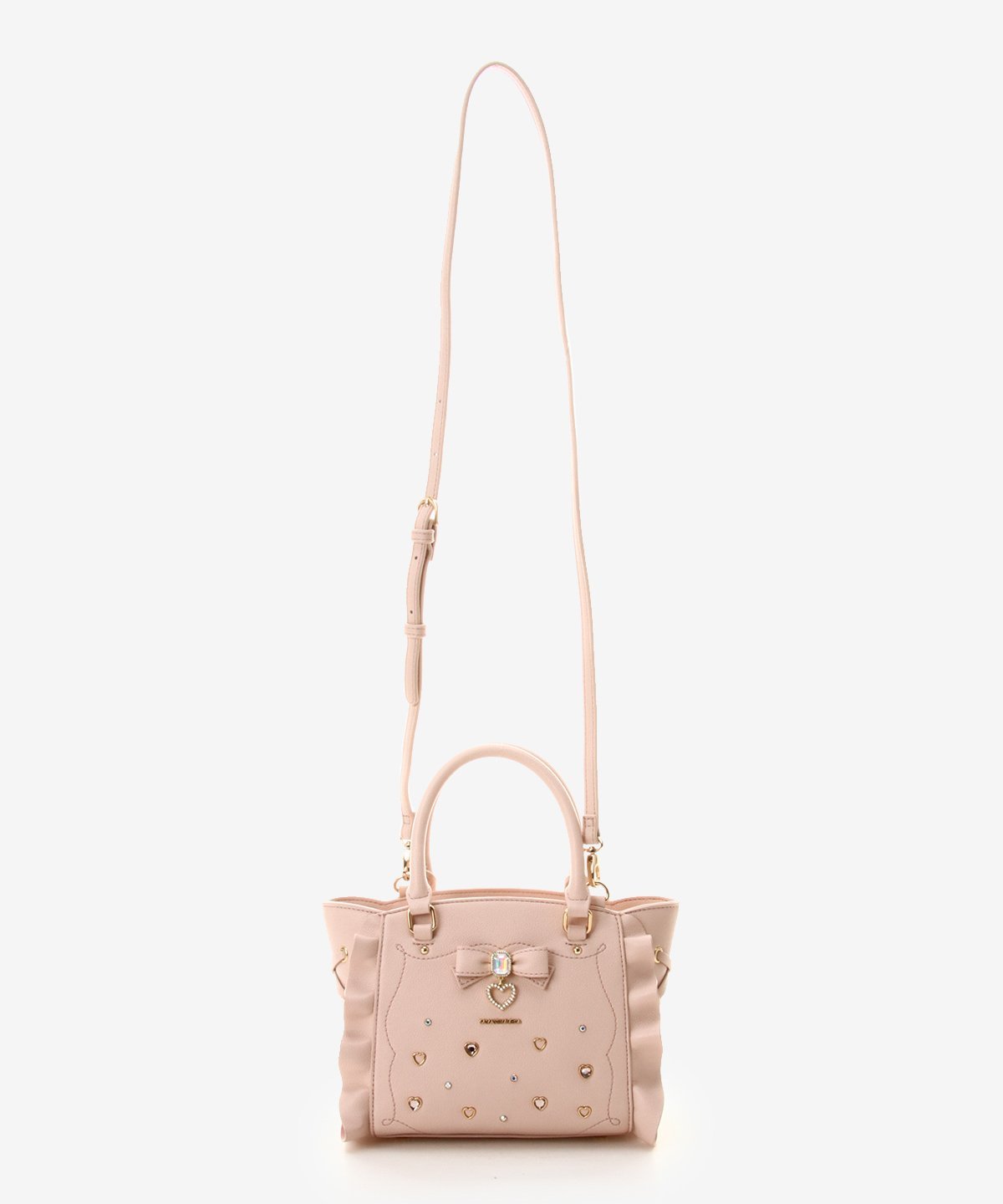 SAMANTHAVEGA｜サイドレースアップリボンビジューミニフラッター