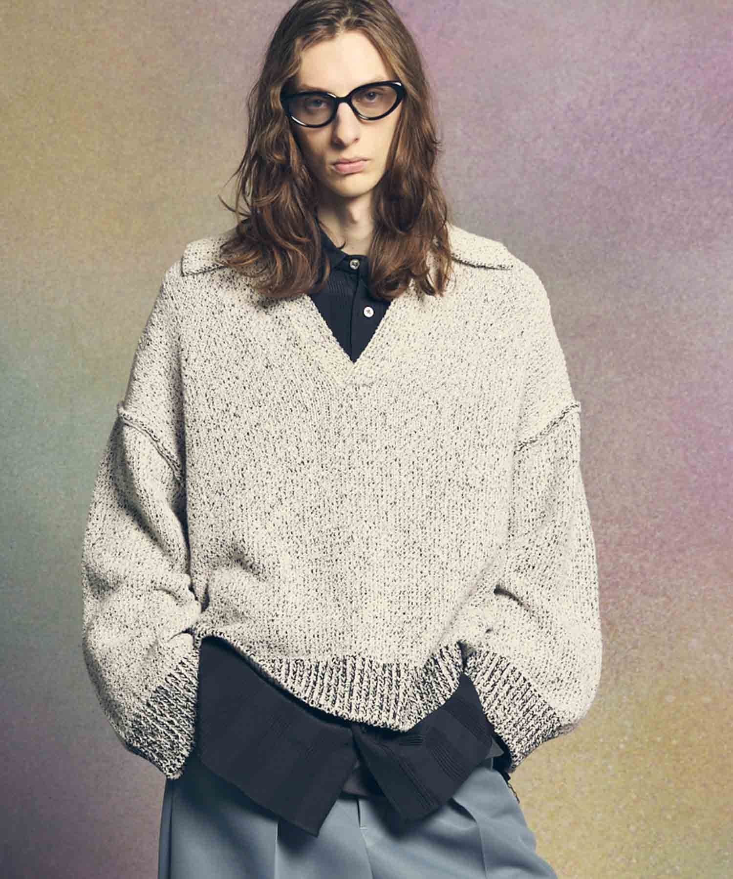 MAISON SPECIAL｜Plating Skipper Prime-Over Knit Pullover | Rakuten