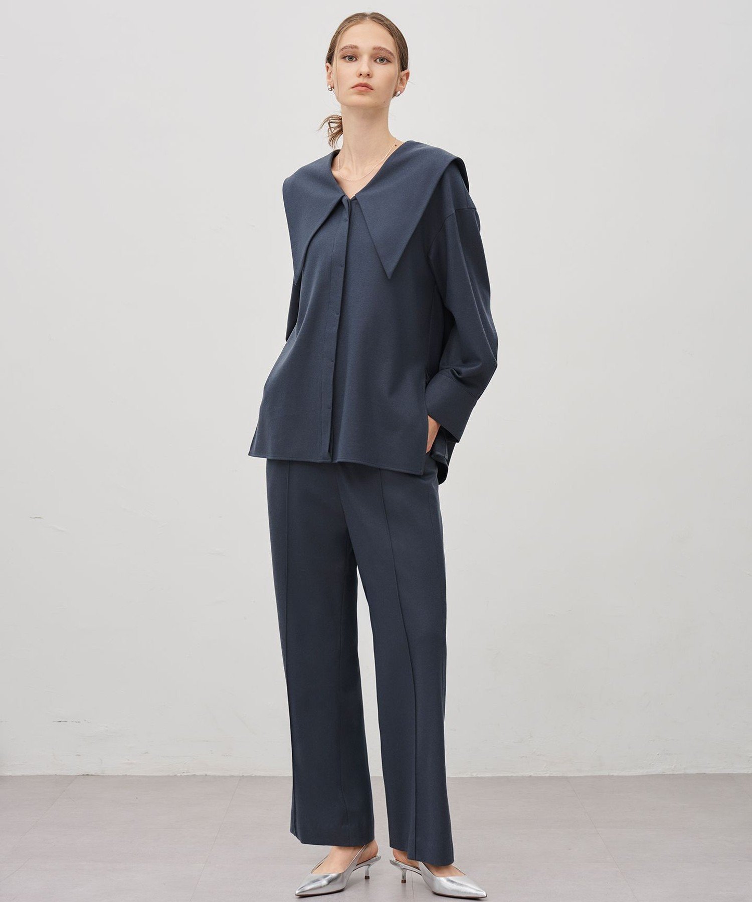 uncrave｜フランネル BIGカラーシャツ | Rakuten Fashion(楽天