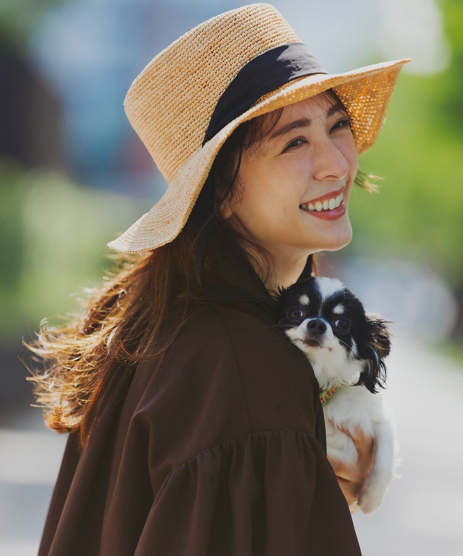 23区｜【Oggi8月号掲載/UVケア】ラフィア リボン ハット | Rakuten