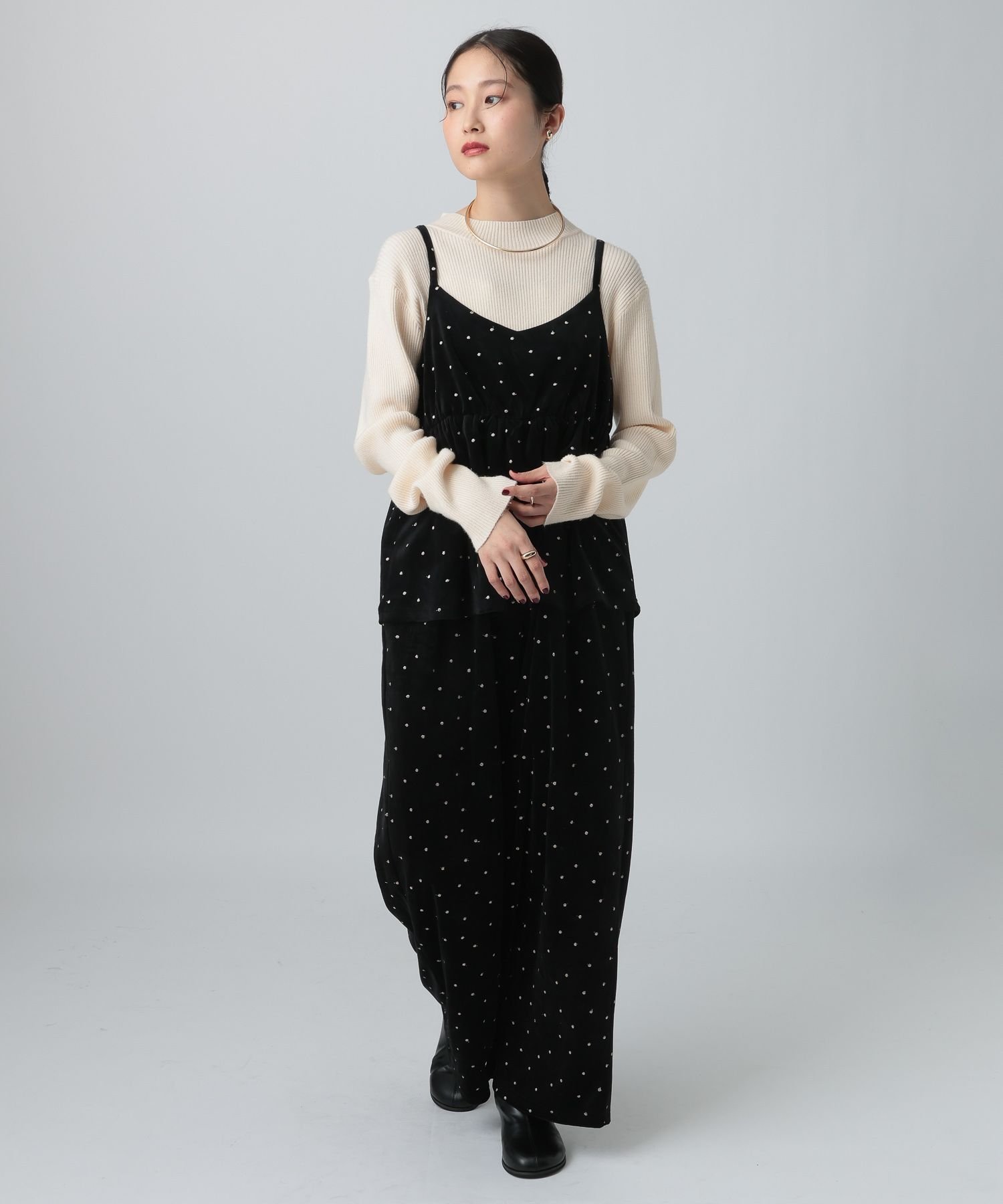 LEPSIM｜ベロアキャミサロペット | Rakuten Fashion(楽天ファッション