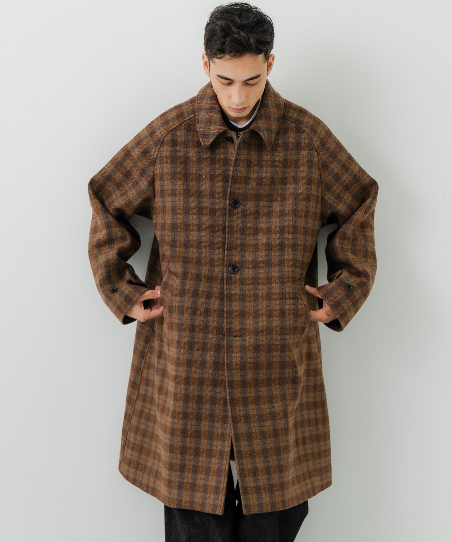 URBAN RESEARCH｜WOOL BAL COLLAR COAT | Rakuten Fashion(楽天