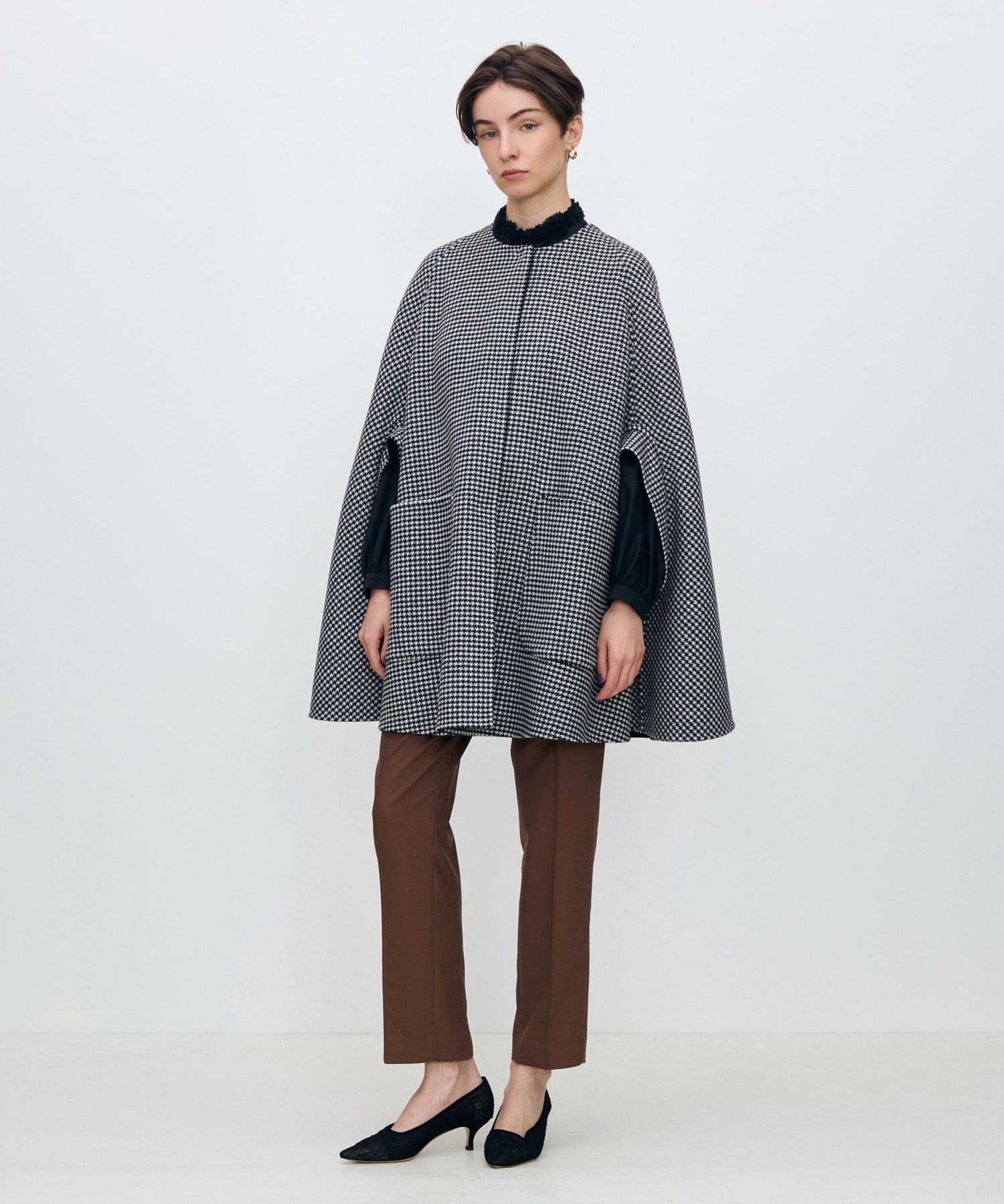 TOMORROWLAND｜スーパーダブルフェイス リバーシブルマントコート