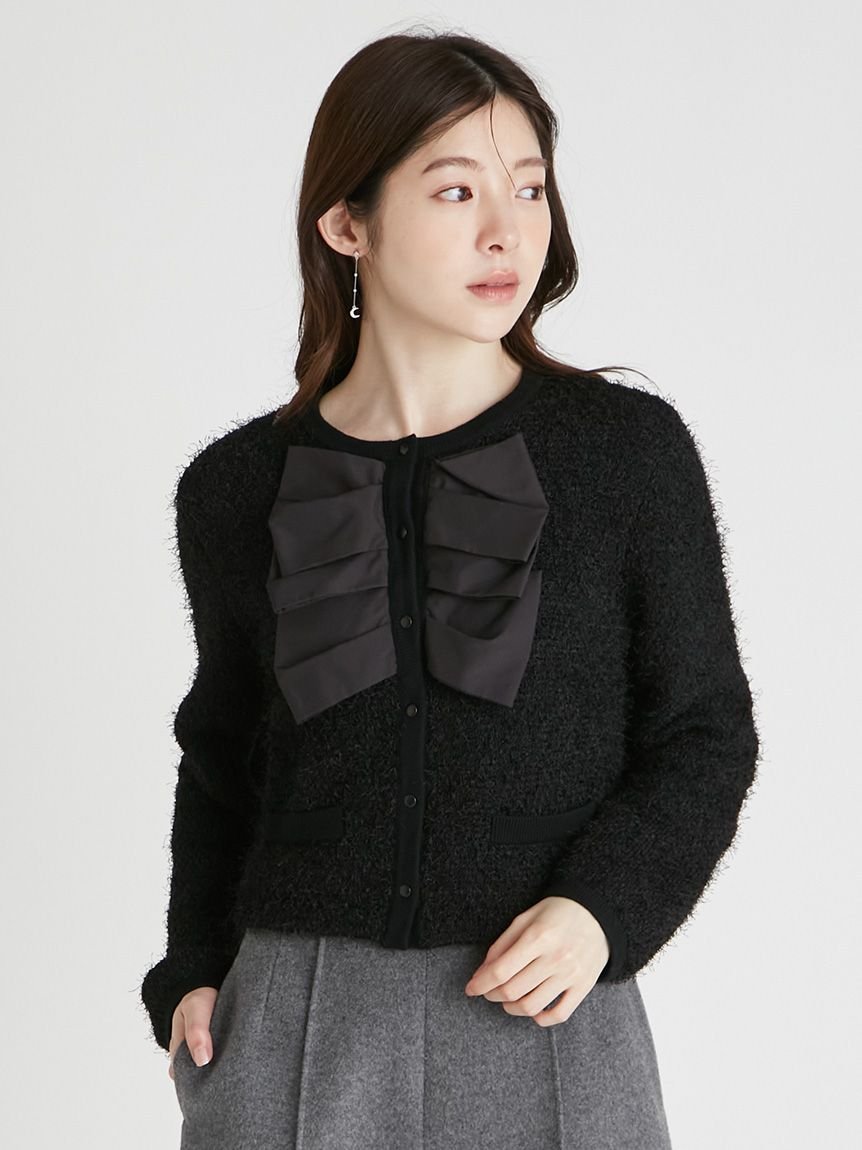 CELFORD｜ダブルリボンニットジャケット | Rakuten Fashion(楽天