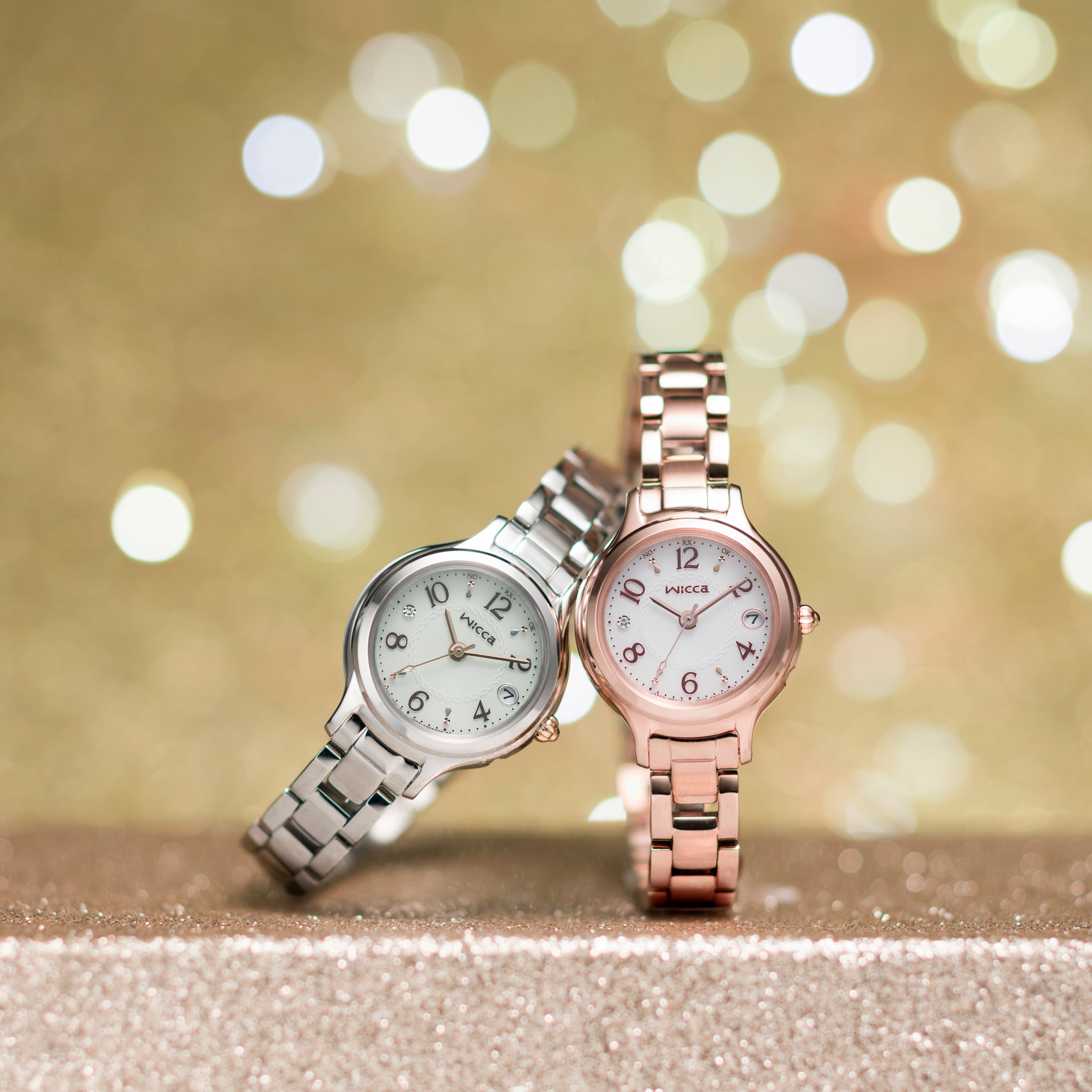 CITIZEN｜シチズン ウィッカ ソーラーテック電波時計 シルバー wicca