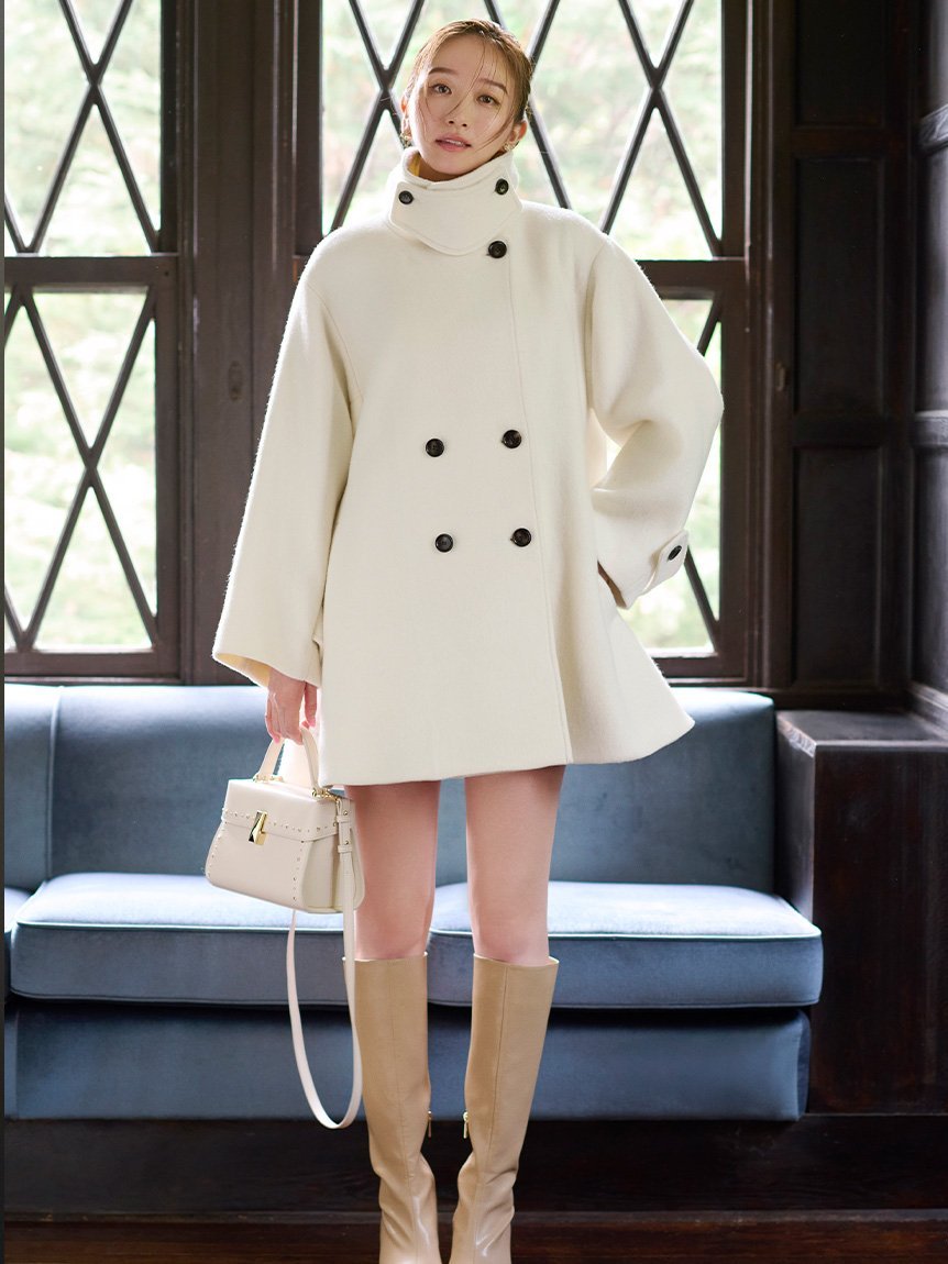 CELFORD｜Aラインウールミドルコート | Rakuten Fashion(楽天