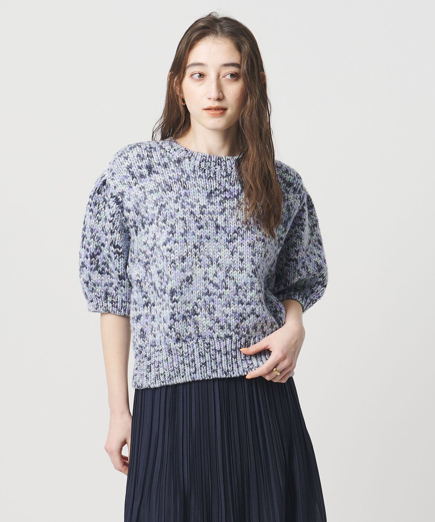 TOMORROWLAND｜メッシュベロアエンブロイダリー ラッフルカフス