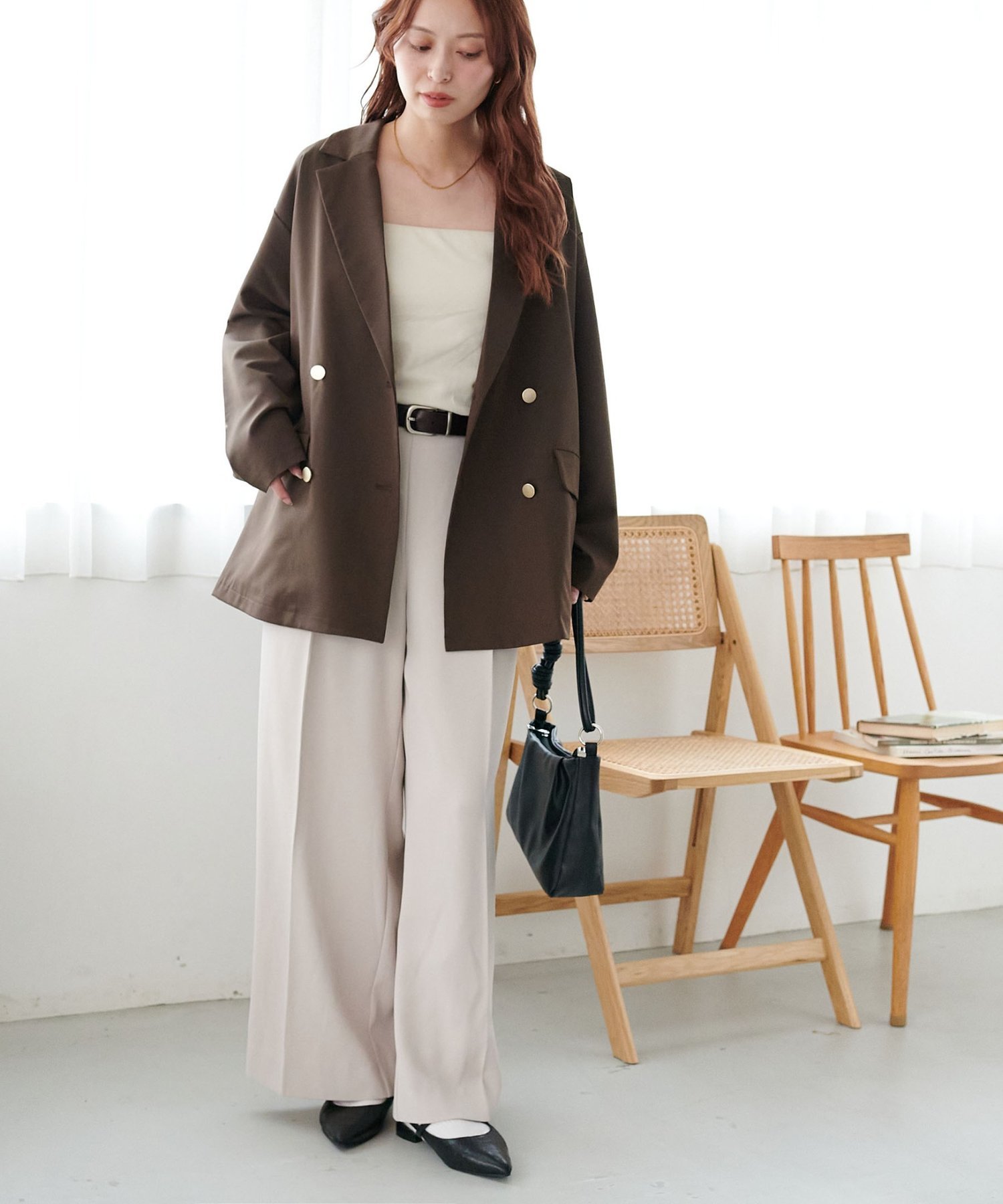 Discoat｜【WEB限定】金ボタンWテーラージャケット | Rakuten Fashion