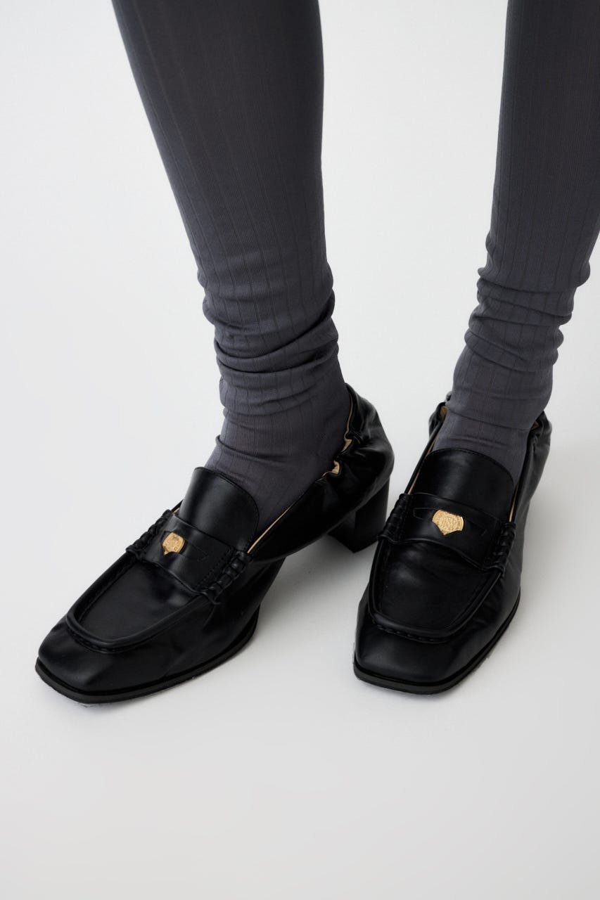 moussy｜【otonaMUSE掲載】SQUARE TOE LOAFER ヒール | Rakuten