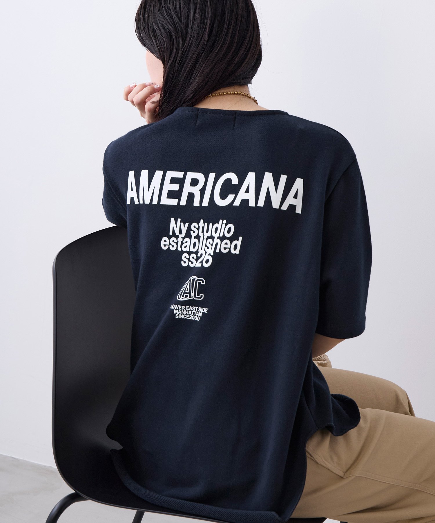 MICA＆DEAL｜【AMERICANA】別注-バックロゴ裏毛スウェット | Rakuten