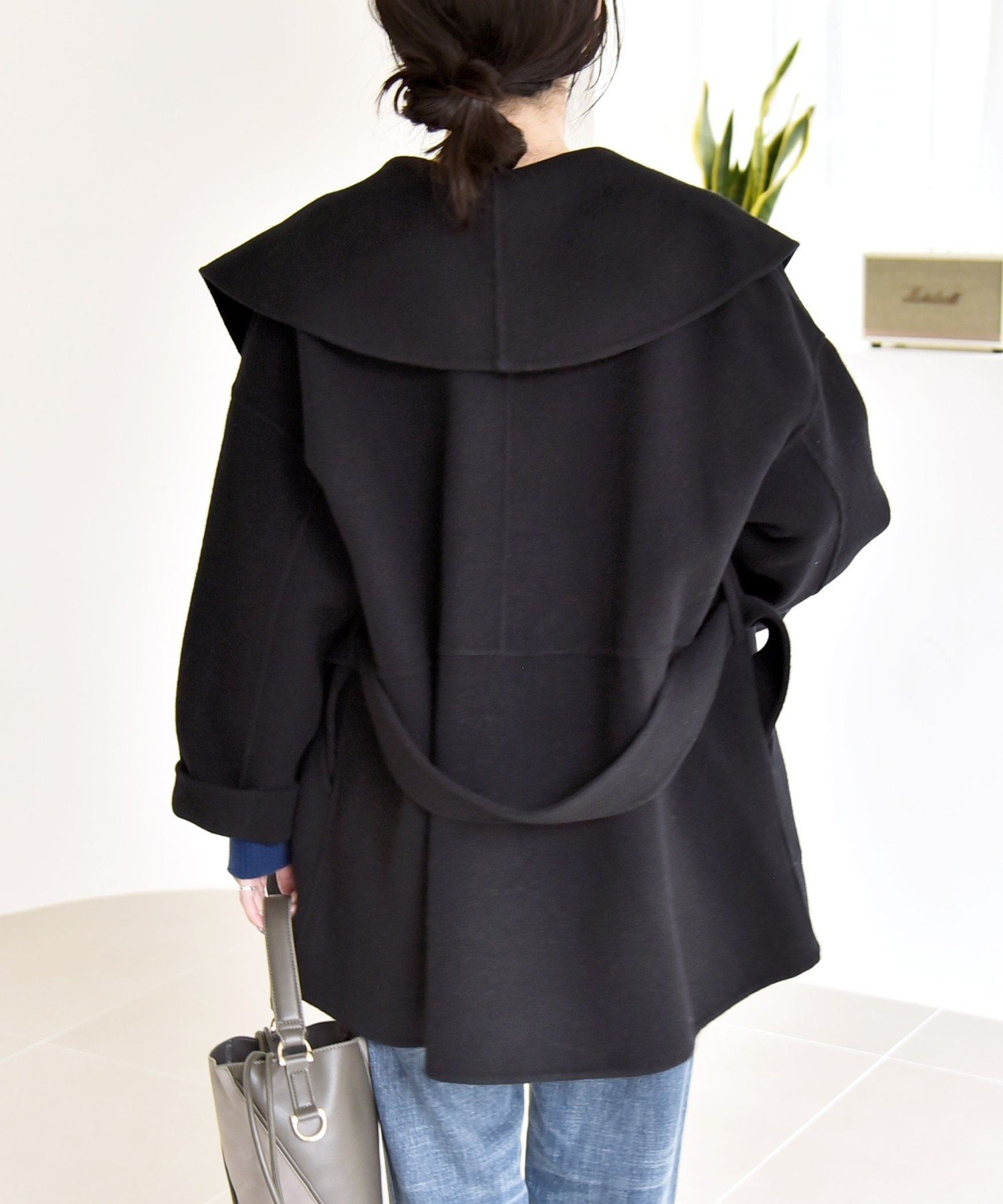 SHIPS｜quaranciel: リバー ケープ ショート コート 25AW | Rakuten