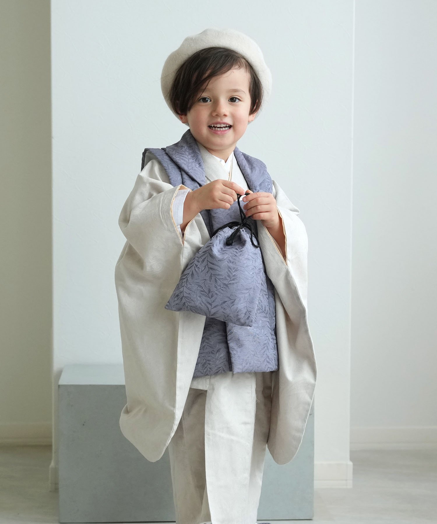 utatane｜ひよこ商店 七五三 3歳 被布コート 着物 セット 男の子 三歳