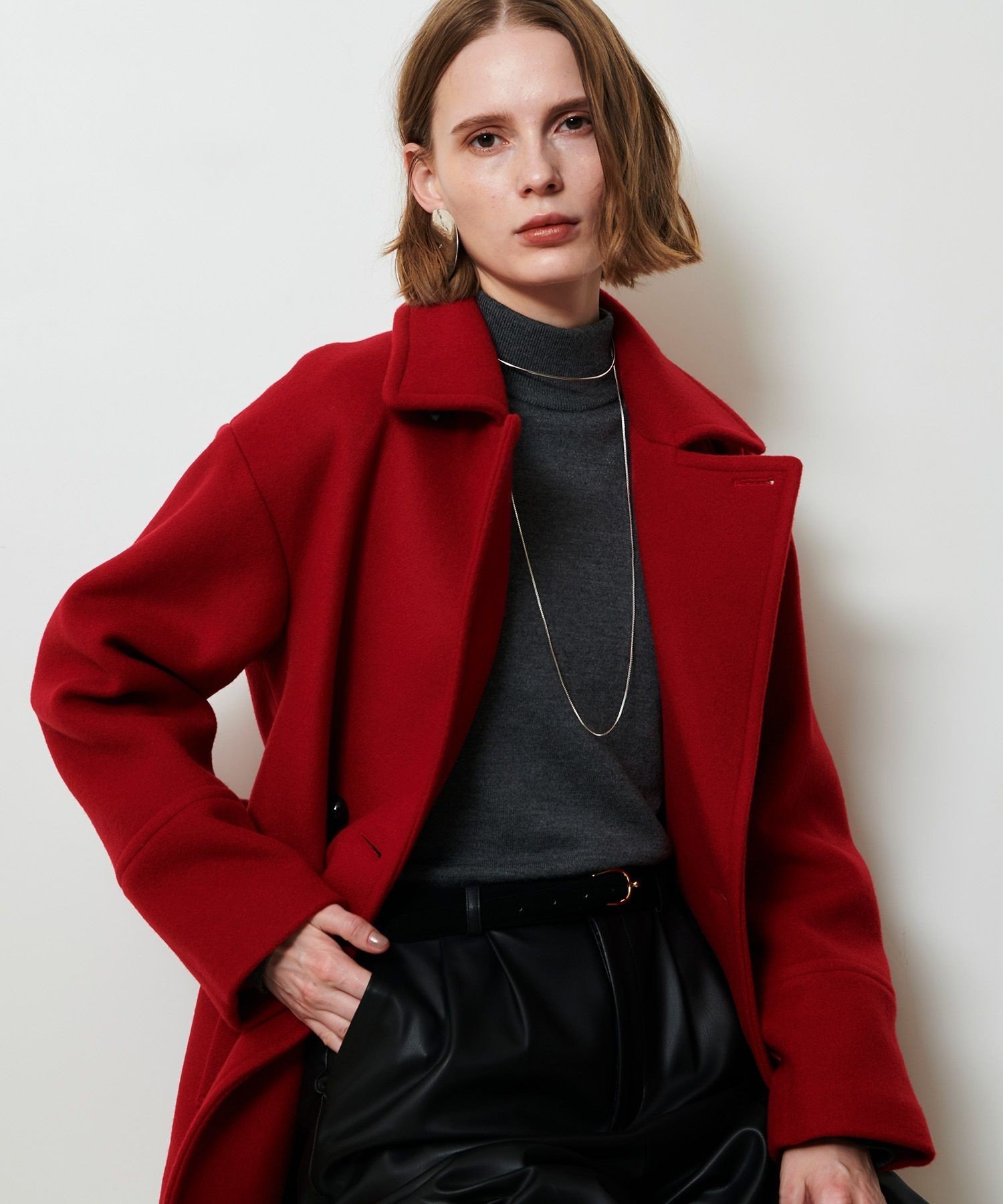 allureville｜パイルメルトンデザインPコート | Rakuten Fashion(楽天