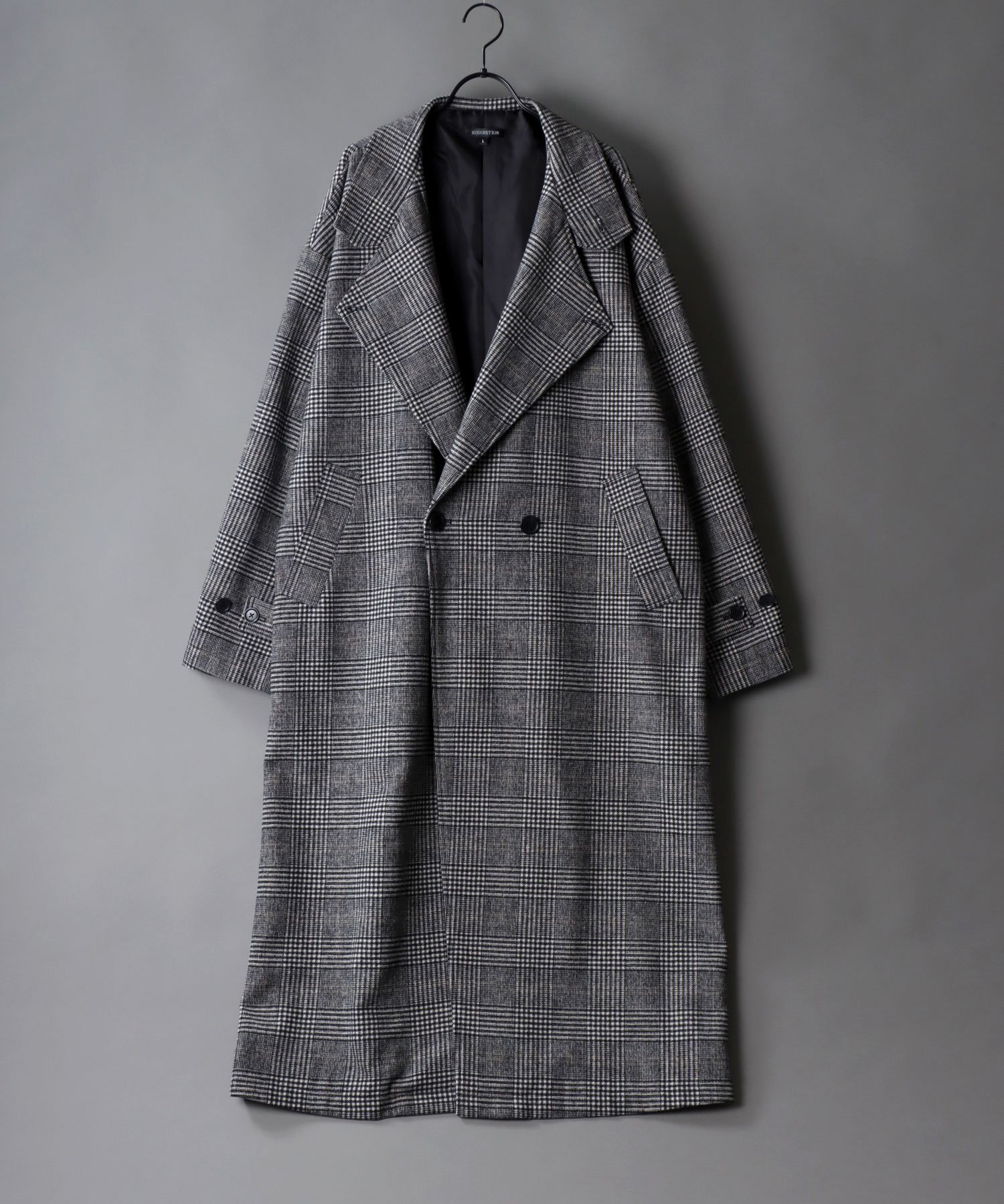 SITRY｜コート メンズ ウール ロング オーバーサイズ 2way ロング