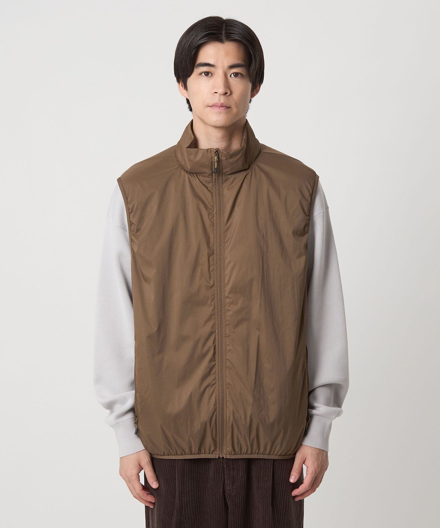 DAIWA pertex ベスト ユナイテッドアローズ　beauty＆youth 別注】＜DAIWA＞PERTEX スタンドネック ベスト