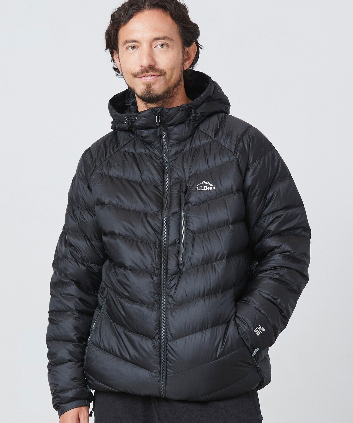 L.L.Bean｜ウルトラライト 850 ダウン・ジャケット、フード付き