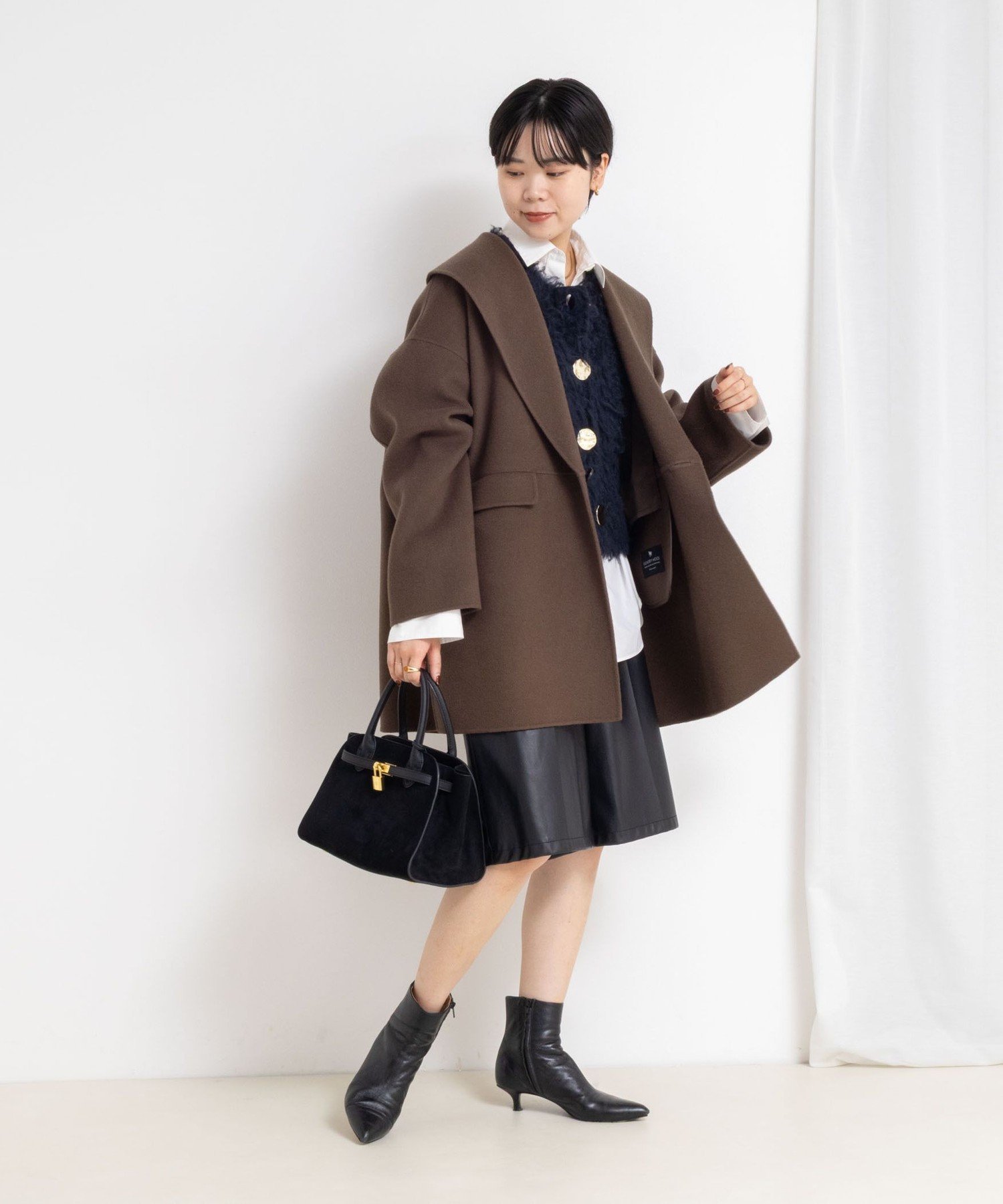 NOLLEY'S｜SUPER140リバーショールコート | Rakuten Fashion(楽天