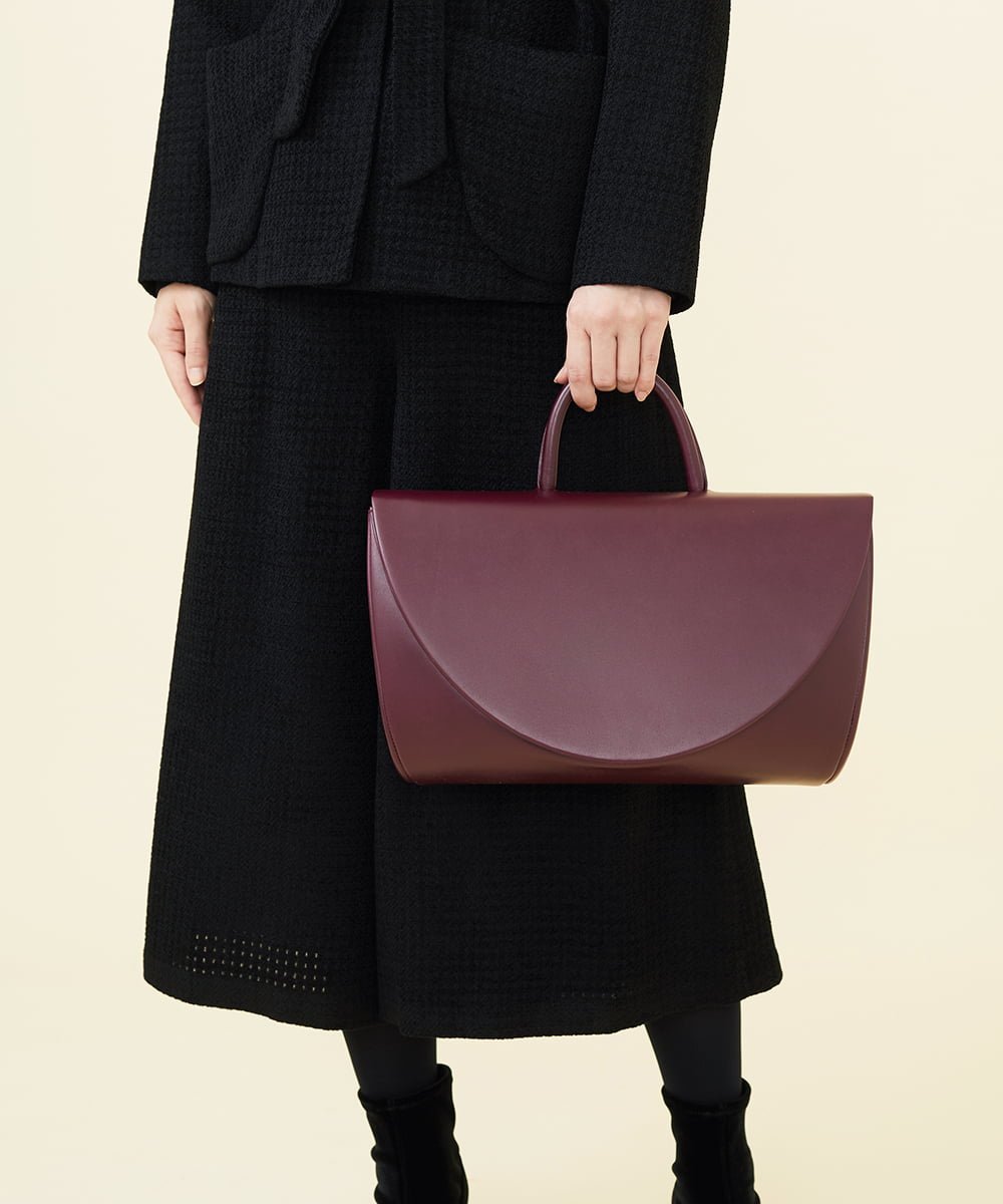 希少 シビラ Sybilla ハートモチーフ立体ハンドバッグ ブラック シビラ