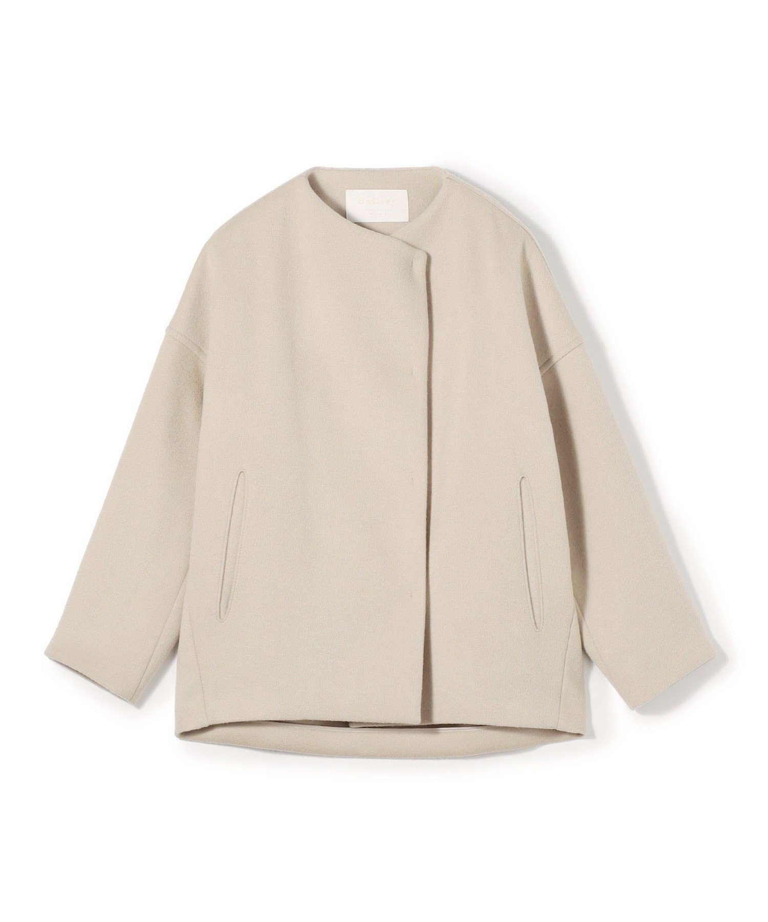 TOMORROWLAND｜ウールカシミヤビーバー ショートコクーンコート