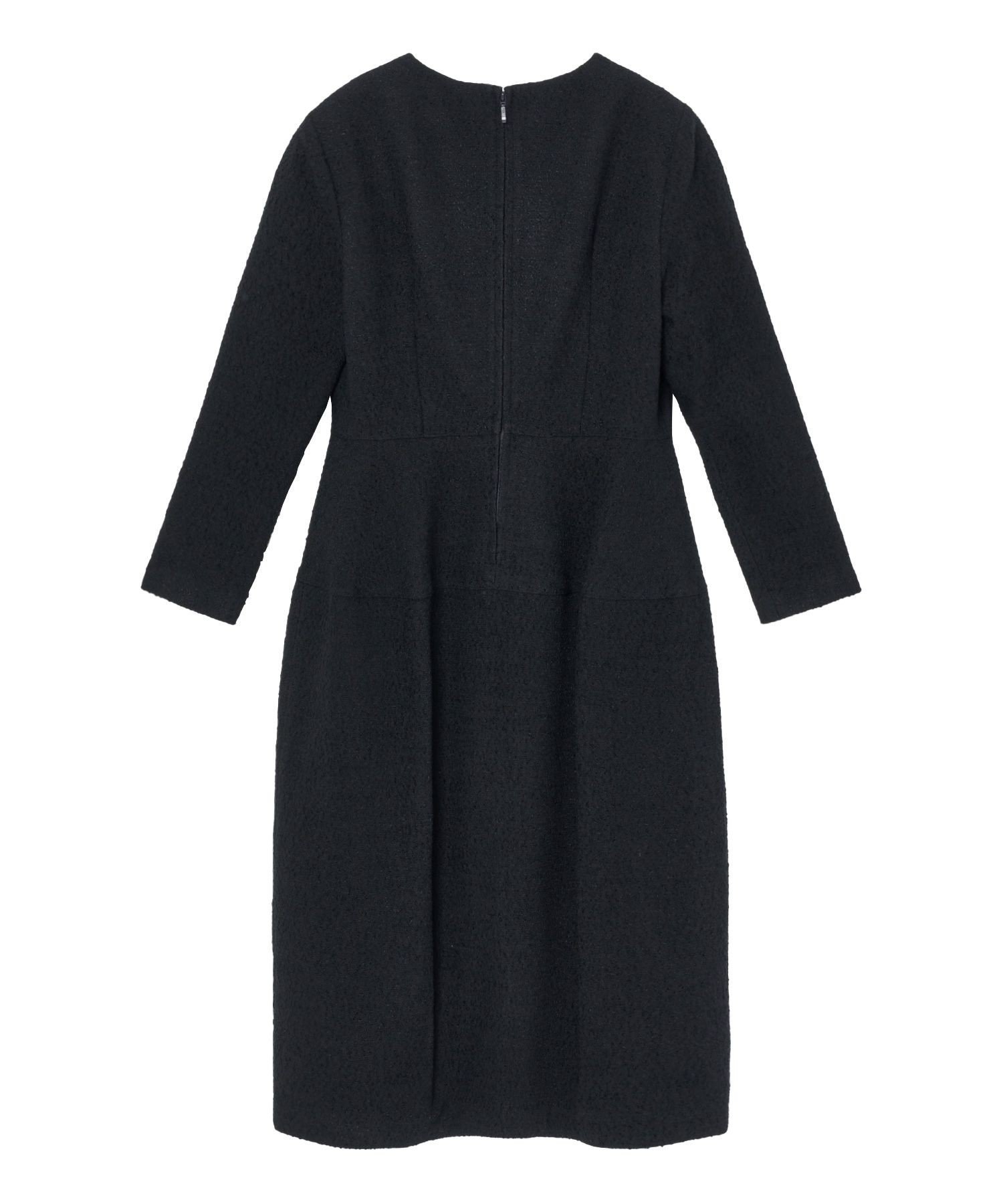 ANAYI｜【Eternal Line 2024】ツイードジャージーコクーン ワンピース