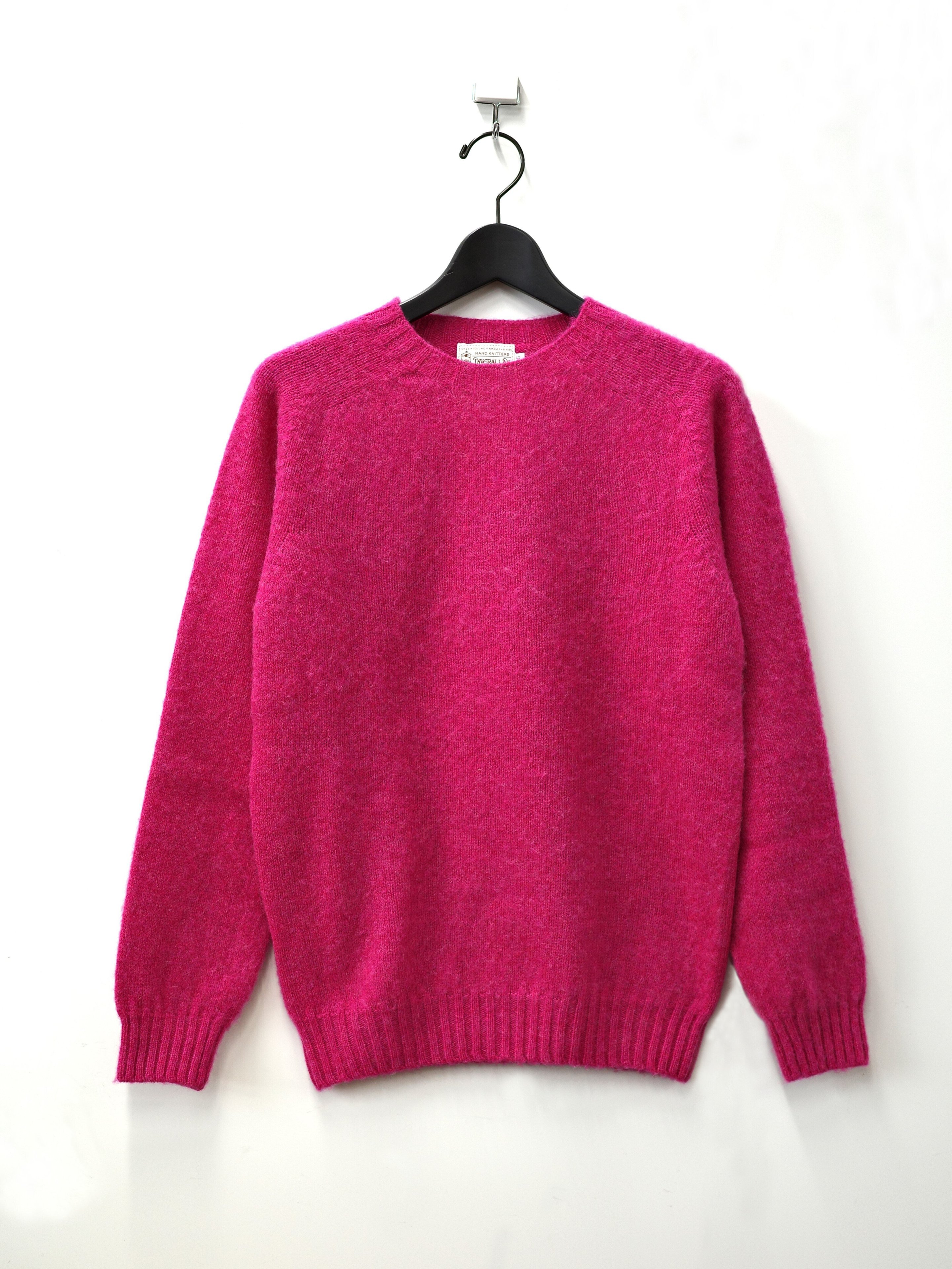 BEAVER｜INVERALLAN/インバーアラン 別注SHAGGY CREW SHETLAND SWEATER