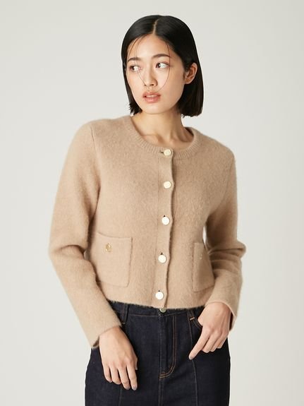 FRAY I.D｜【WEB限定カラー】フォックスウールニットジャケット