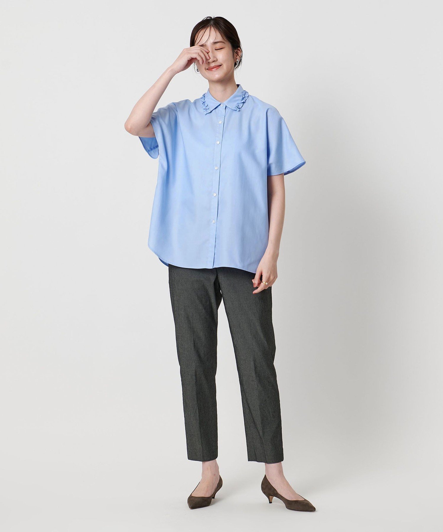 UNITED ARROWS LTD. OUTLET｜ミニフリル シャツ | Rakuten Fashion