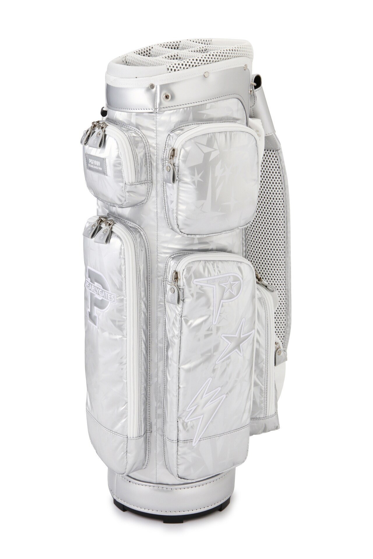 【美品】プレイボーイ　つなぎ カバーオール　バックプリント シルバー　【L】 セットアップ対応】ヴィンテージライク/デニムショートカバーオール