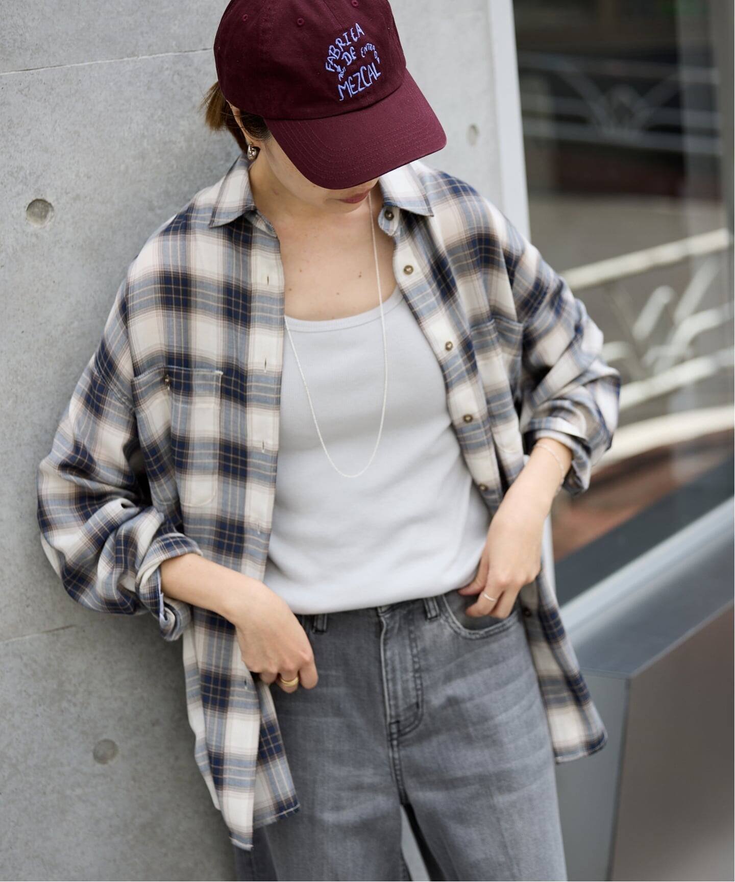 SLOBE IENA｜《WEB・一部店舗限定/追加2》ビエラチェックルーズシャツ