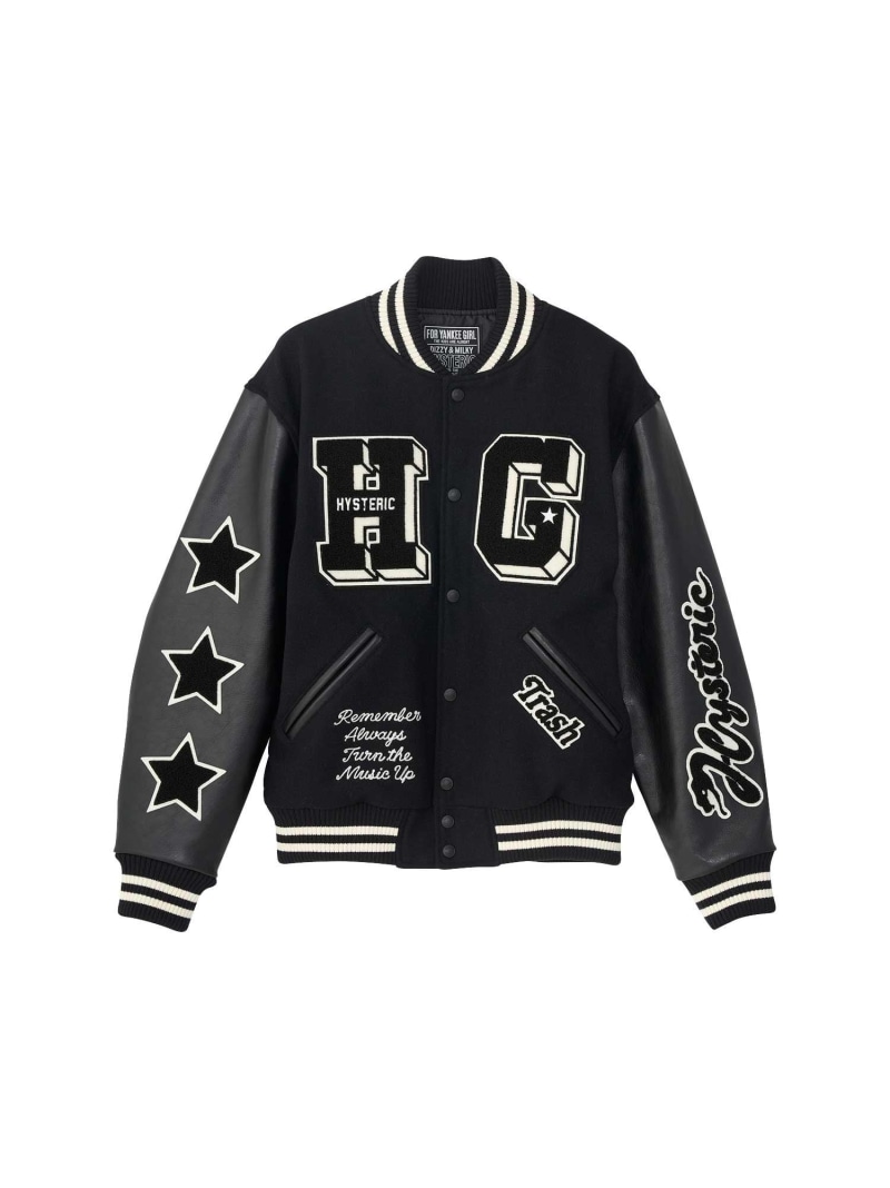 楽天市場】HYSTERIC GLAMOUR TURN THE MUSIC UP刺繍 スタジャン