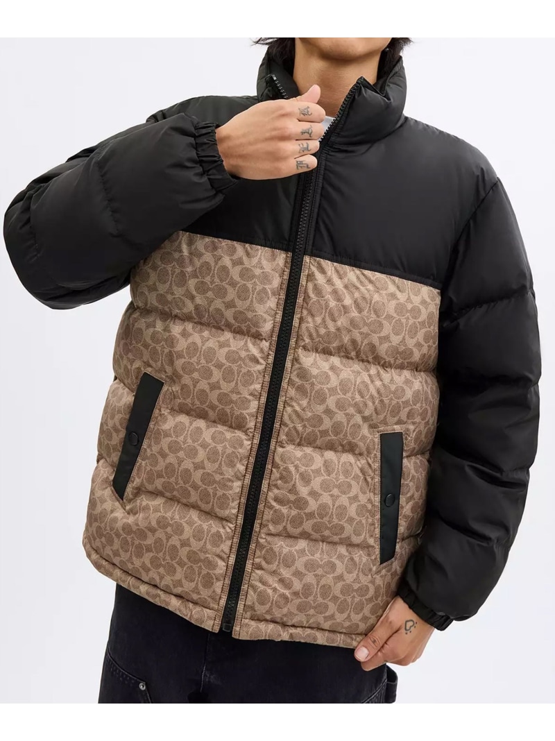 楽天市場】COACH OUTLET 【公式】シグネチャー ダウン ジャケット