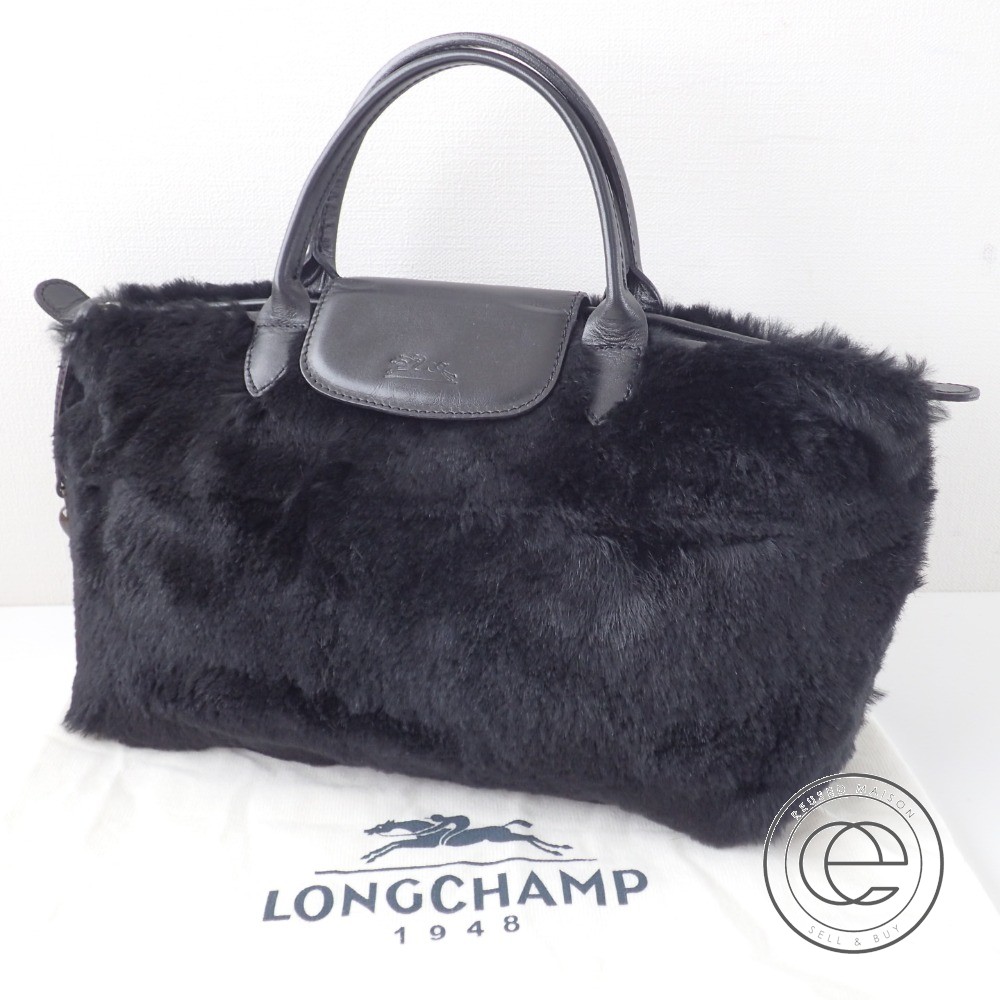 楽天市場】Longchamp【ロンシャン】 プリアージュ ラビットファー
