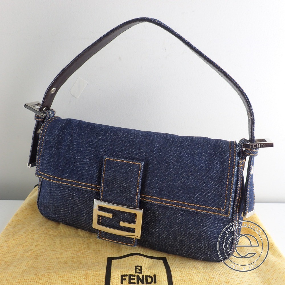 楽天市場】FENDIフェンディ 2308-26424-098 デニム マンマバケット