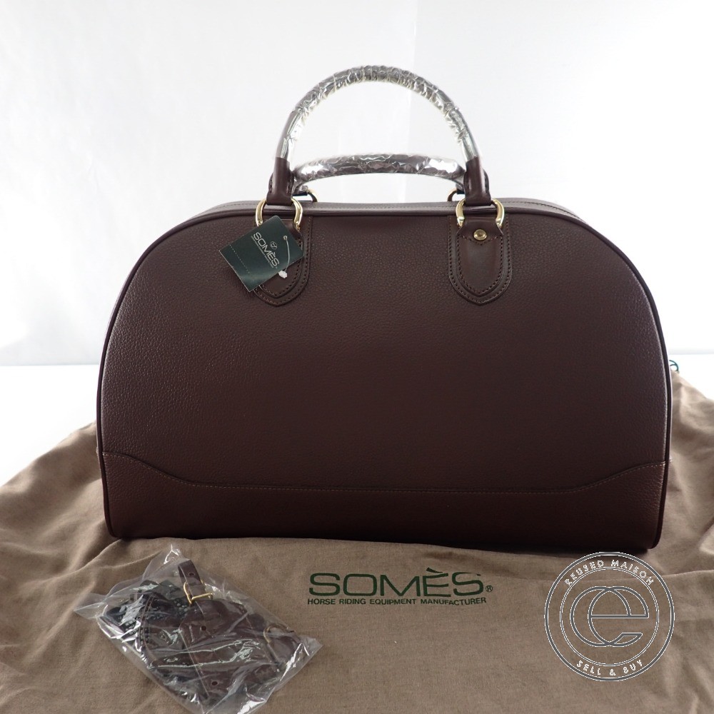 楽天市場】SOMES SADDLE ソメスサドル レザー ボストンバッグ ダーク