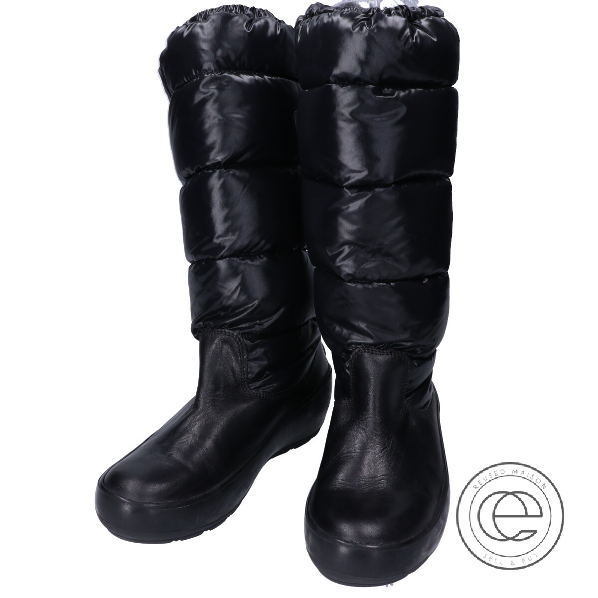 楽天市場】MONCLER モンクレール ダウンブーツ 40 ブラック レディース