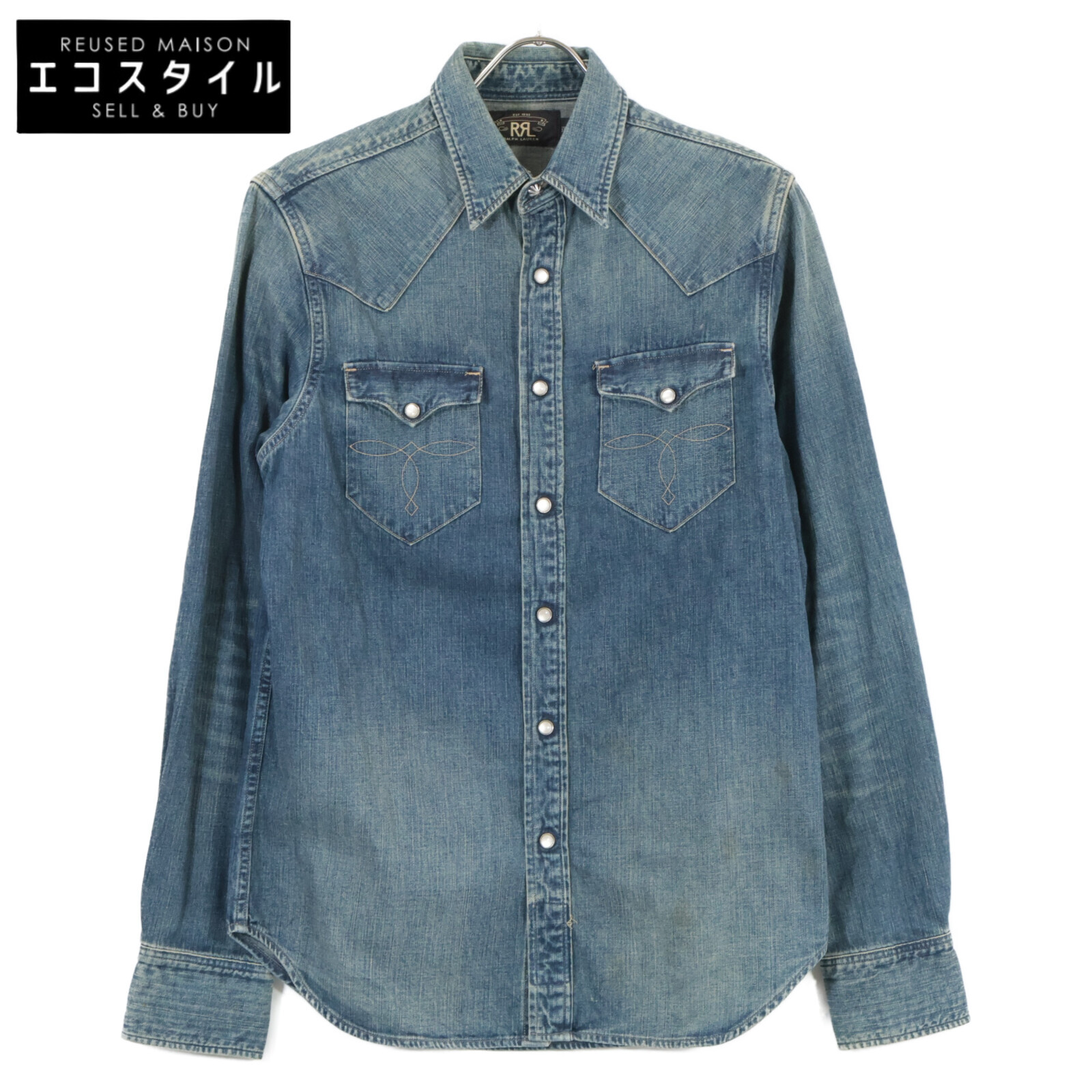 楽天市場】rrl デニム ウエスタン シャツの通販