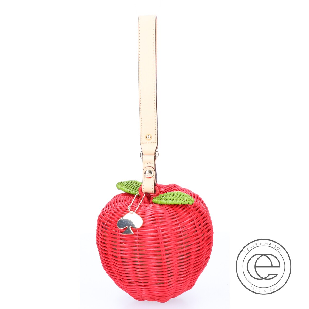 楽天市場】kate spade ケイト・スペード PXRU4023 リンゴ型 ラタンかご