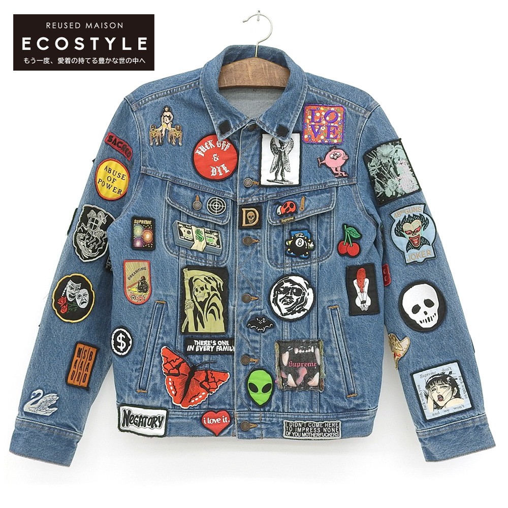 楽天市場】Supreme シュプリーム 【美品】18SS Patches Denim Trucker