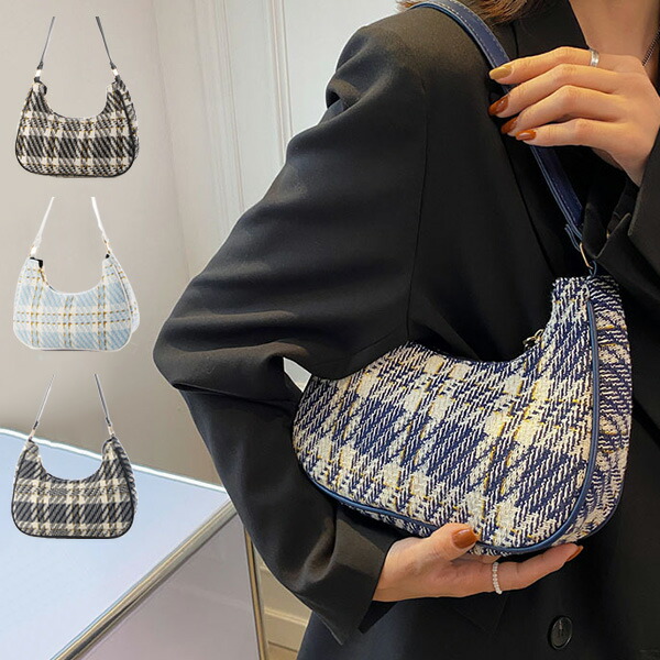 楽天市場】ショルダーバッグ バッグ 小さい 肩掛け チェック柄