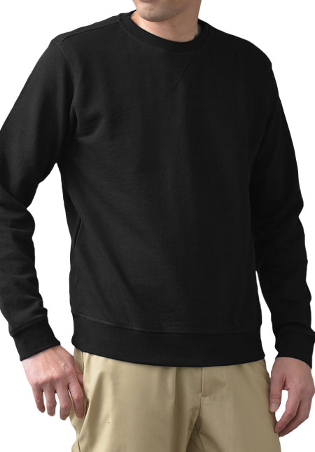 楽天市場】【チャコールグレー限定】クルーネック トレーナー