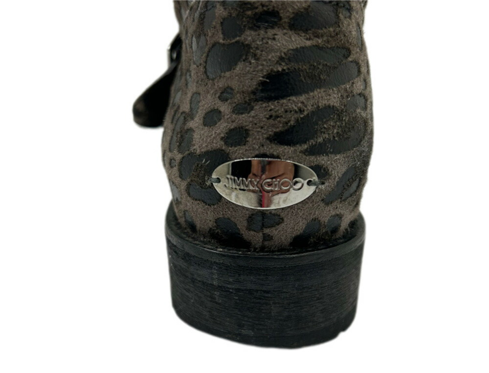 楽天市場】【中古】JIMMY CHOO ジミーチュウ レオパード柄ブーツ