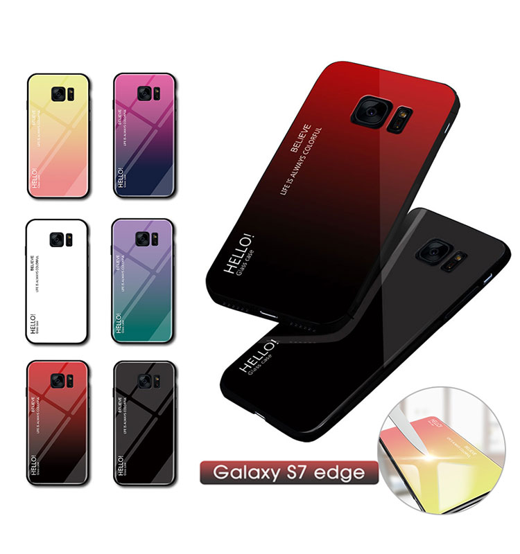 楽天市場】Galaxy S7 edgeケース 強化ガラス galaxy s7 edgeケース 耐